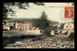 42 - DUNIERES - LE PONT - CARTE COLORISEE - Andere & Zonder Classificatie