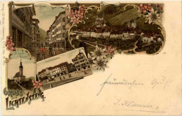 Gruss Aus Lichtensteig - Litho - Lichtensteig