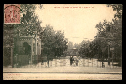 51 - REIMS - ENTREE DU JARDIN DE LA PATTE D'OIE - Reims