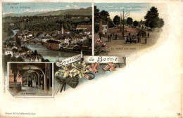 Souvenir De Berne - Litho - Berna