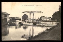 51 - VITRY-LE-FRANCOIS - LE PONT-LEVIS - CANAL - PENICHE - Vitry-le-François