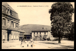 51 - AY - BOULEVARD PASTEUR ET LA COTE - Ay En Champagne