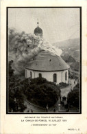 La Chaux De Fonds Incendie Du Temple National - La Chaux-de-Fonds