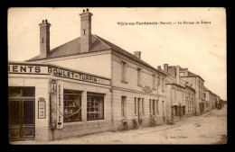 51 - VILLE-EN-TARDENOIS - LE BUREAU DE POSTES - GOULET-TURPIN - POMPE A ESSENCE AUTOMOBILINE - Altri & Non Classificati