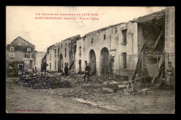 54 - ST-PIERREMONT - RUE DE L'EGLISE BOMBARDEE - Other & Unclassified