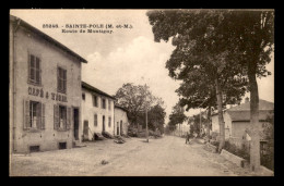 54 - STE-POLE - ROUTE DE MONTIGNY - CAFE  - Sonstige & Ohne Zuordnung