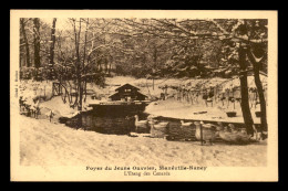 54 - MAXEVILLE-NANCY - FOYER DU JEUNE OUVRIER - L'ETANG DES CANARDS SOUS LA NEIGE - Maxeville