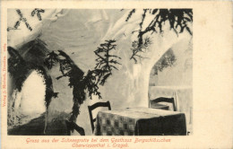 Oberwiesenthal - Gruss Aus Der Schneegrotte Bei Dem Gasthaus Bergschlöschen - Oberwiesenthal