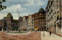 Metz - Bahnhofplatz Und Hauptpostamt - Metz