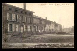 55 - LANEUVILLE-SUR-MEUSE - LA MAIRIE ET L'ECOLE DES GARCONS - EDITEUR H. GERAULT - Other & Unclassified