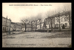 55 - SAINT-MAURICE-SOUS-LES-COTES - PLACE JEANNE D'ARC - EDITEUR LEBRUN - Andere & Zonder Classificatie