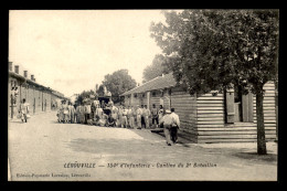 55 - LEROUVILLE - 154E D'INFANTERIE - CANTINE DU 2E BATAILLON - EDITEUR PAPETERIE LORRAINE - Lerouville