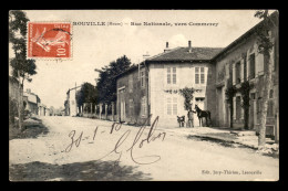 55 - LEROUVILLE - RUE NATIONALE VERS COMMERCY - EDITEUR JURY-THIRION - Lerouville