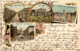 Gruss Aus Magdeburg - Litho - Magdeburg