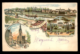 57 - MONTIGNY-LES-METZ - CARTE LITHOGRAPHIQUE GRUSS - Autres & Non Classés