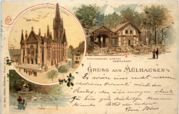 Gruss Aus Mülhausen - Litho - Mulhouse