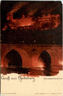 Gruss Aus Heidelberg - Litho - Heidelberg