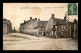 58 - LA CHARITE-SUR-LOIRE - PORTE DE PARIS ET RUE DES ECOLES - La Charité Sur Loire