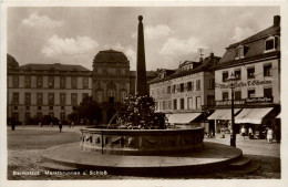 Darmstadt - Marktbrunnen Und Schloss - Darmstadt