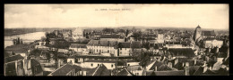 58 - COSNE - VUE GENERALE COTE NORD - CARTE PANORAMIQUE DOUBLE - Cosne Cours Sur Loire