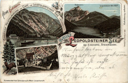 Gruss Vom Leopoldsteiner See Bei Eisenerz - Litho - Eisenerz