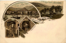 Souvenir De San Remo - Litho - San Remo