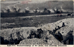 Granateinschlääge An Der Front - War 1914-18