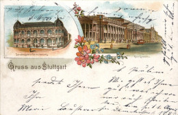 Gruss Aus Stuttgart -Litho - Stuttgart