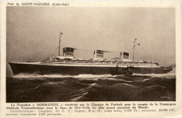 Paquebot Normandie - Steamers