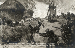 Erstürmung Eines Hohlwegs Durch Bayrische Truppen - War 1914-18
