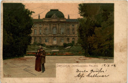 Dresden - Japanisches Palais - Litho - Dresden