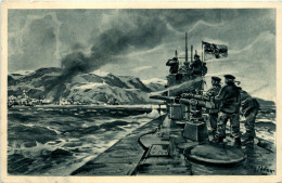 Offizielle Postkarte - U Boot Tag 1917 - Onderzeeboten