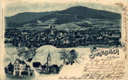 Gruss Aus Sulzbach - Litho - Waiblingen