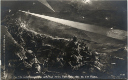 Schützengraben Während Gefecht An Der Aisne - War 1914-18
