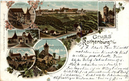 Gruss Aus Rothenburg - Litho - Rothenburg O. D. Tauber