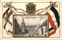 Gruss Aus Neunkirchen - Kr. Melle - Litho Prägekarte - Osnabrück