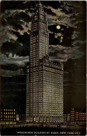 New York City - Woolworth Building By Night - Altri & Non Classificati