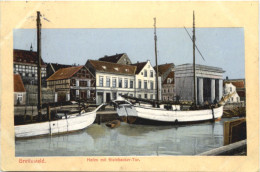 Greifswald - Hafen Mit Steinbecker Tor - Greifswald