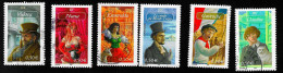 2003 Literatur  Yvert Et Tellier FR 3588 -3593 Michel FR 3730 - 3735 Stamp Number FR 2971 - 2976 Used - Used Stamps