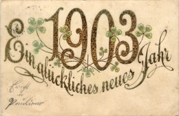 Neujahr - Jahreszahl 1903 - Neujahr