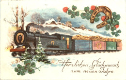 Neujahr - Eisenbahn - New Year