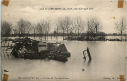 Alfortville - Un Coin De Ile Saint Pierre - Inondations De 1910 - Alfortville
