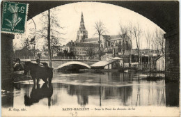 Saint Maixent - Sous Le Pont Du Chemin De Fer - Saint Maixent L'Ecole