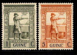 ! ! Portuguese Guinea - 1938 Imperio Vasco Gama 1 & 5 C - Af. 223 & 224 - MH - Guinée Portugaise