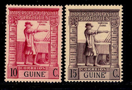 ! ! Portuguese Guinea - 1938 Imperio Vasco Gama 10 & 15 C - Af. 225 & 226 - MH - Guinea Portoghese