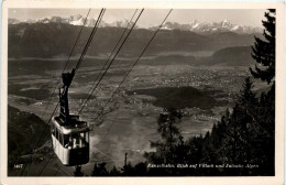 Villach/Kärnten - Villach, Kanzelbahn, Blick Auf Villach Und Julische Alpen - Villach