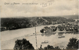 Passau/Bayern - Passau, Panorama Vom Nonnengut - Passau