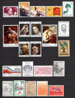 Belgique 1976à1986 Neufs** TB 47 Timbres Différents  14  €    (cote 90,90 €, 47 Valeurs) - Unused Stamps