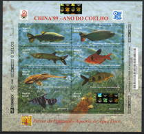 Brazil 1999 Mi.No. 2955 - 2962  Fische Fishes CHINA ’99  M\sh   MNH** 11,00 € - Ongebruikt