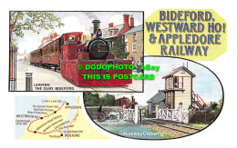 R542976 Bideford Westward Ho And Appledore Railway. Causeway Crossing. Dalkeith - World